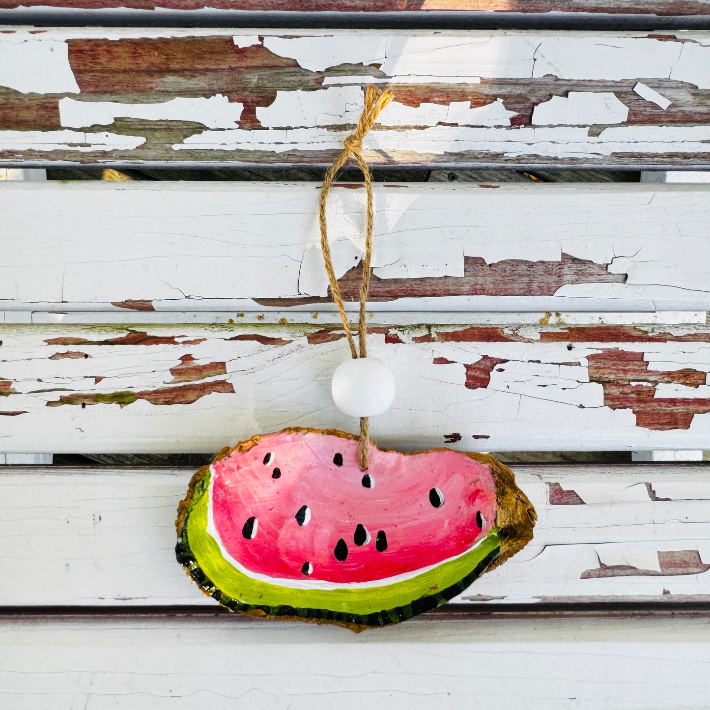 Watermelon Oyster Ornament