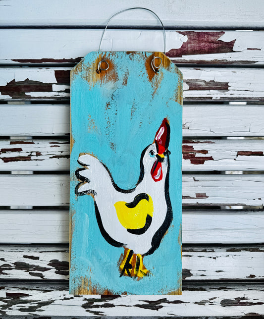 Chicken on Wood