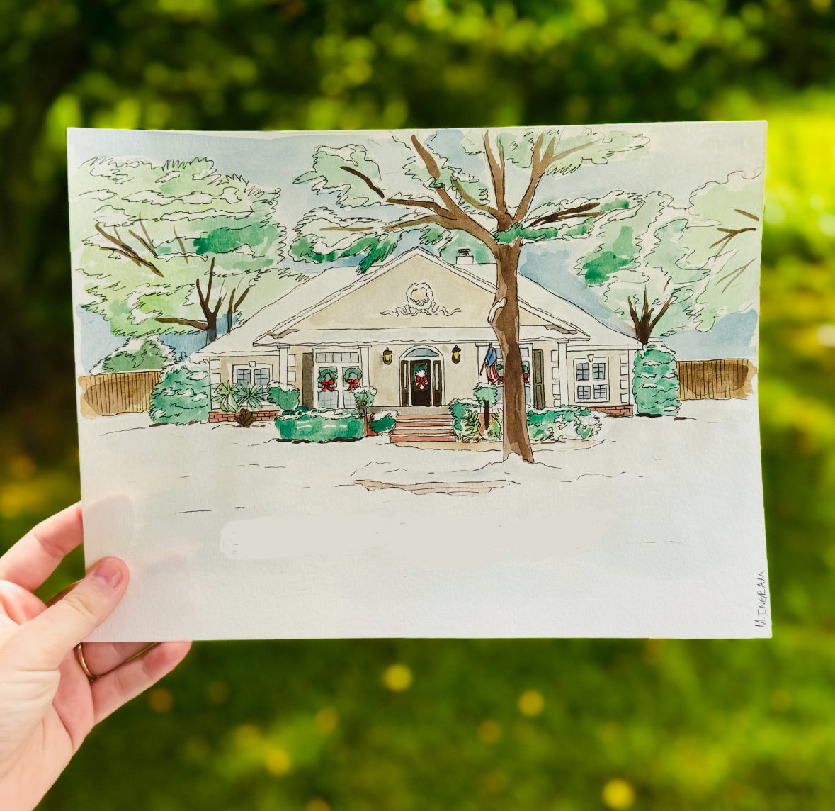 Custom House Watercolor