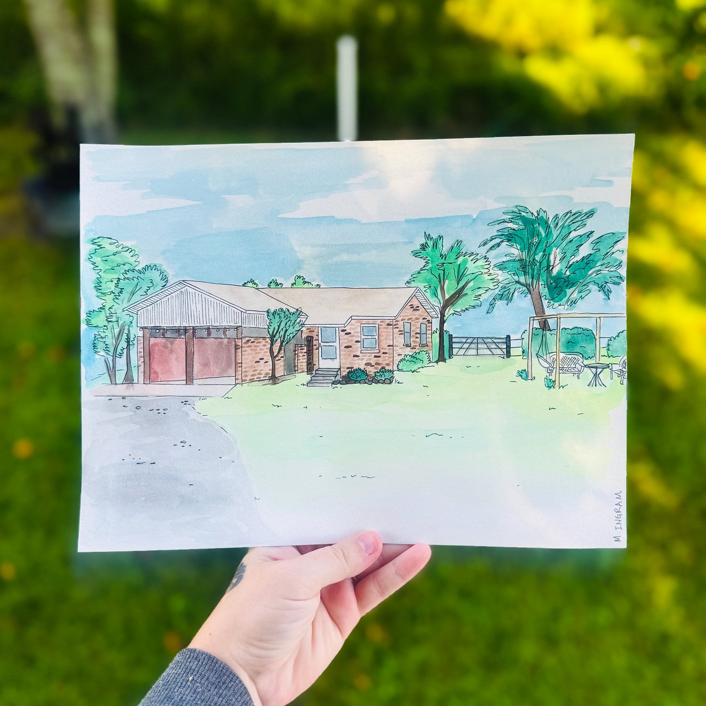 Custom House Watercolor