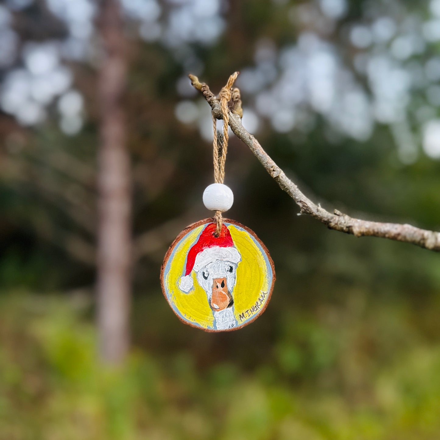 Christmas Goose Ornament