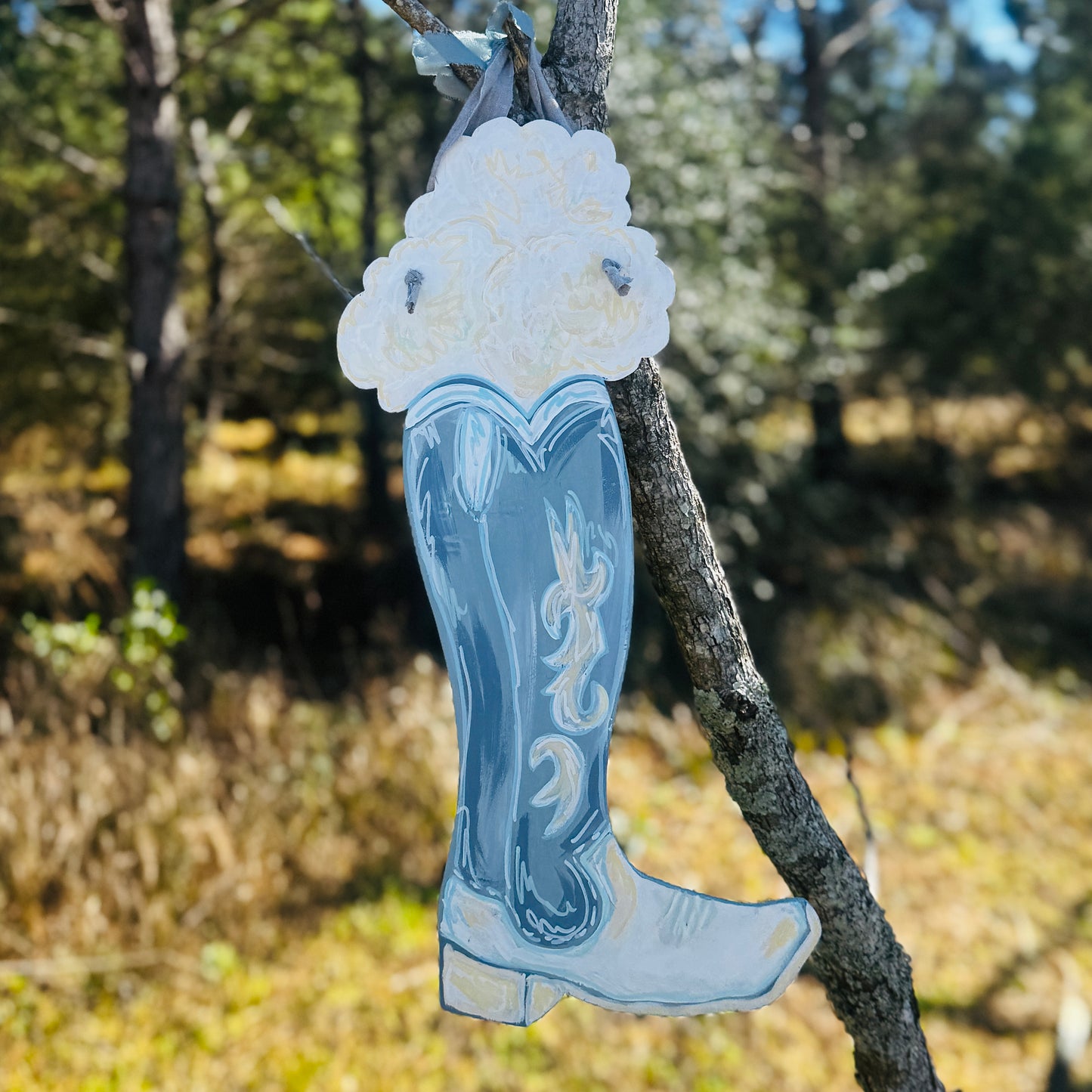 Hydrangea Boot Doorhanger
