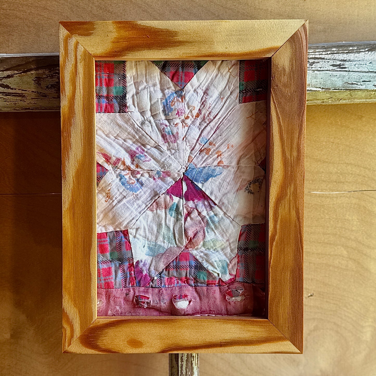 Framed Vintage Quilt