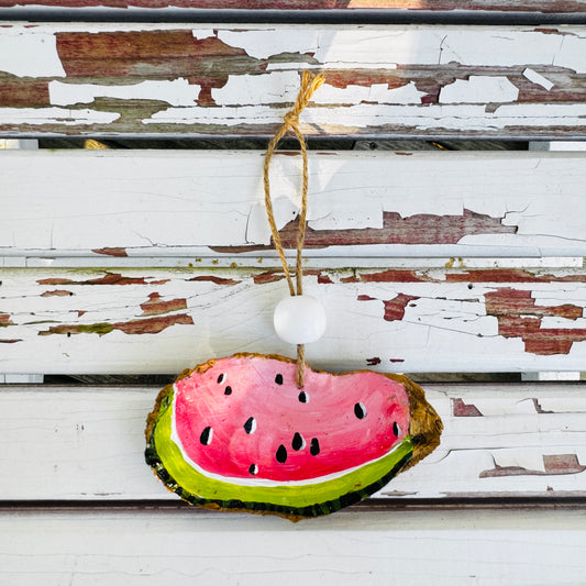 Watermelon Oyster Ornament