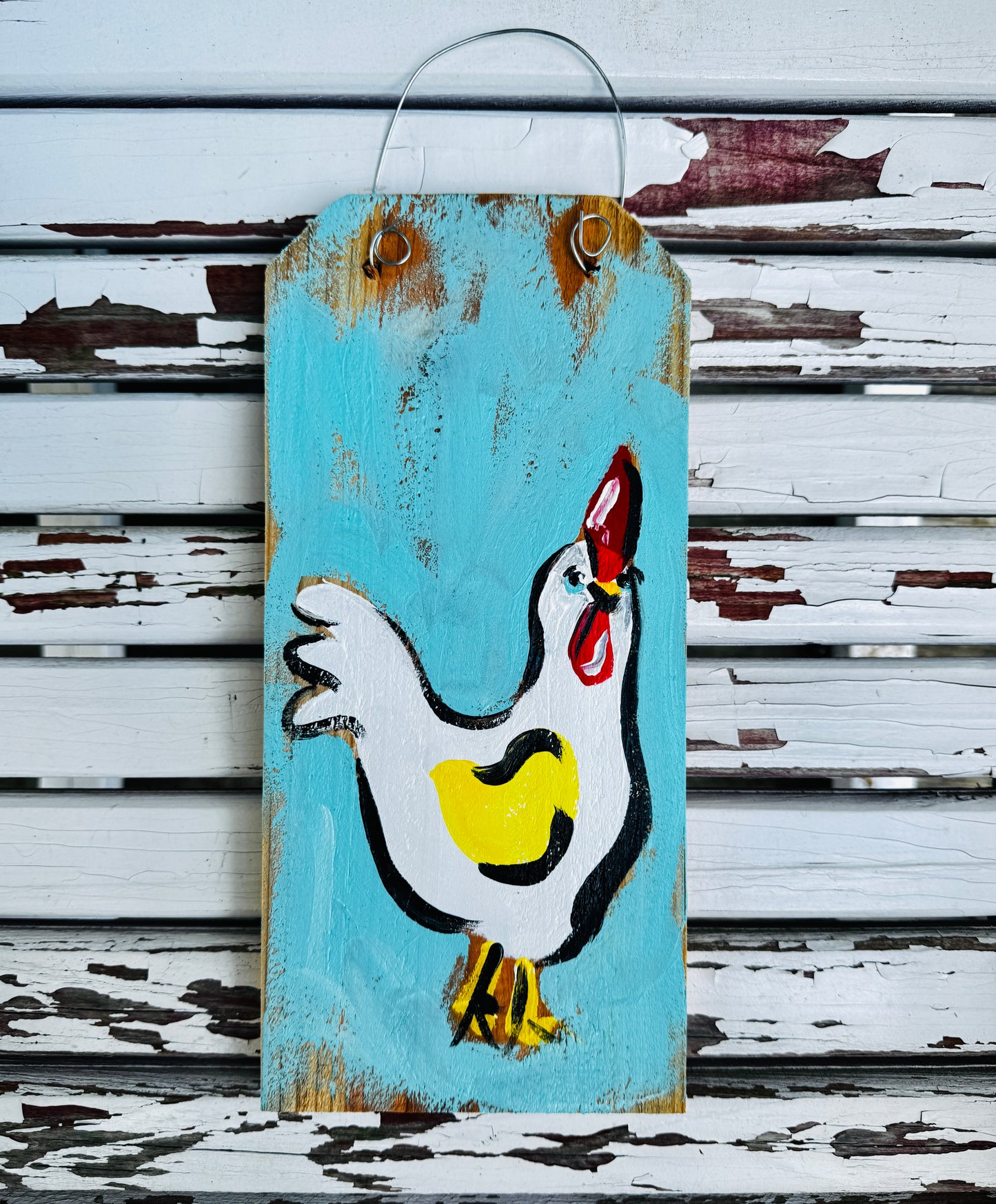 Chicken on Wood