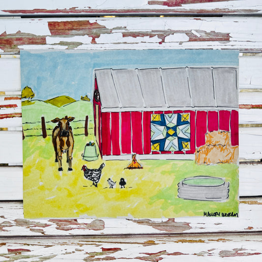 “At The Barn” Sketch