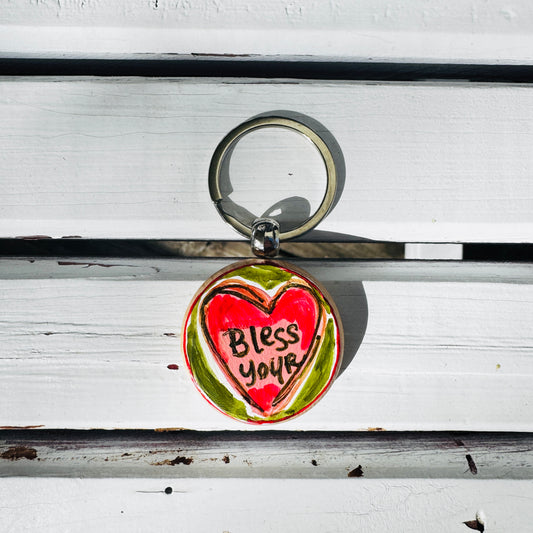 Bless Your Heart Keychain