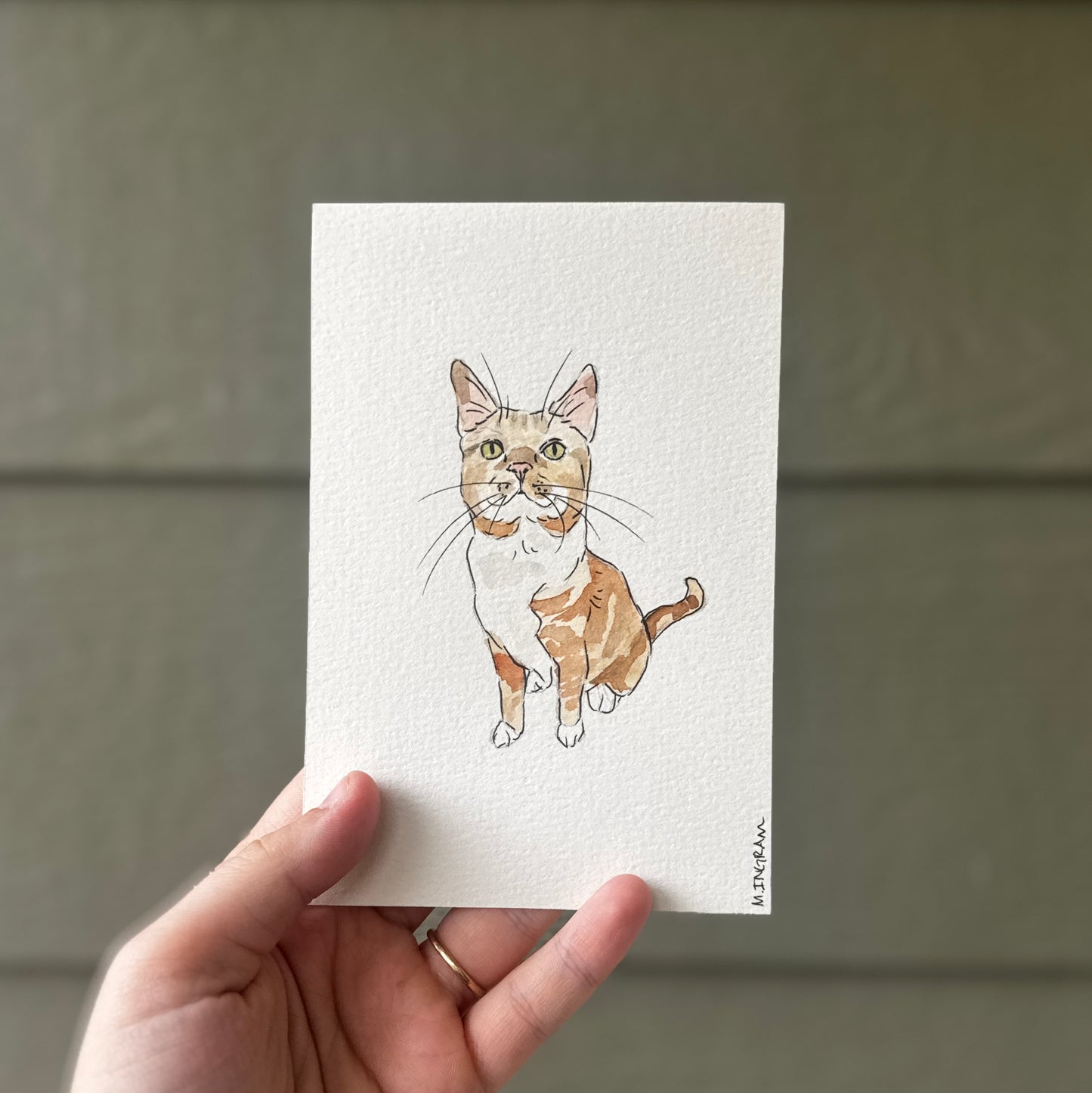 Watercolor Pet Portrait
