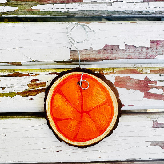 Orange Car Charm