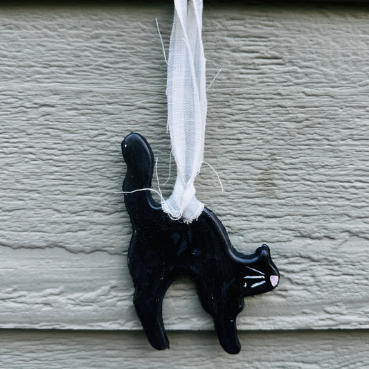 Ceramic Cat Ornament
