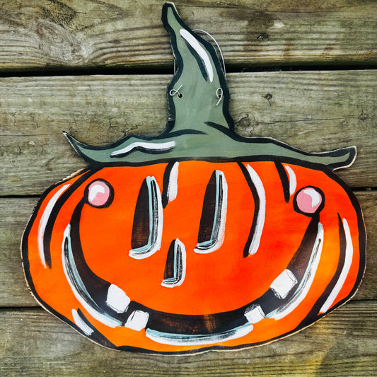Jack-o-lantern Doorhanger