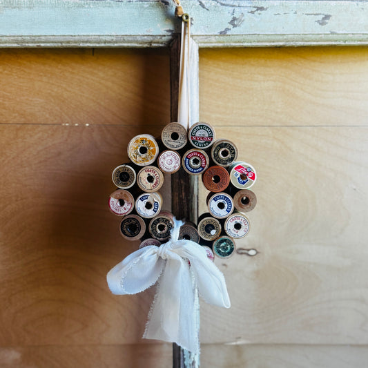 Spool Wreath Small