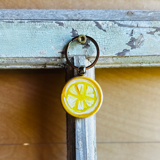 Lemon Keychain