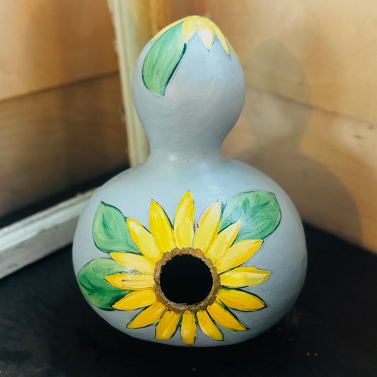 Sunflower Gourd Birdhouse