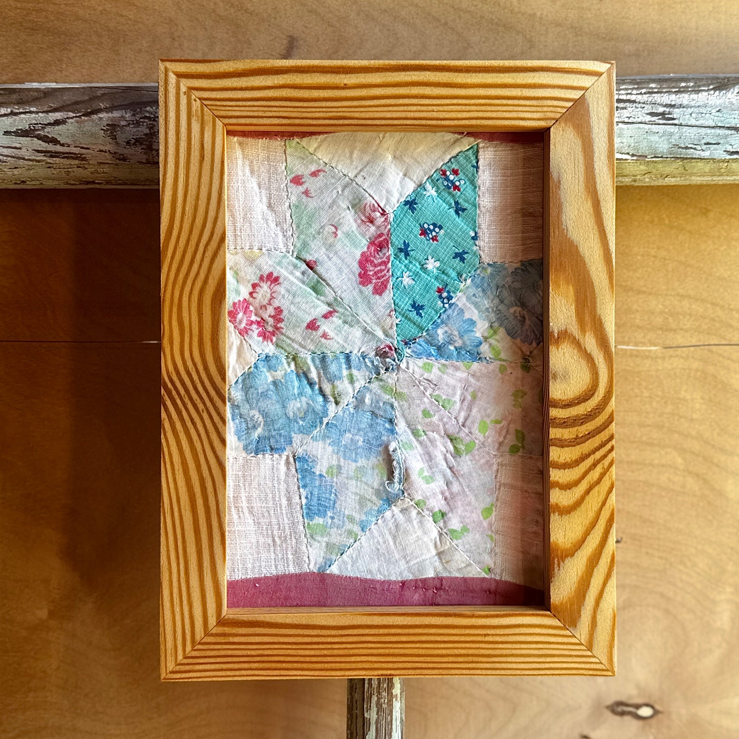 Framed Vintage Quilt