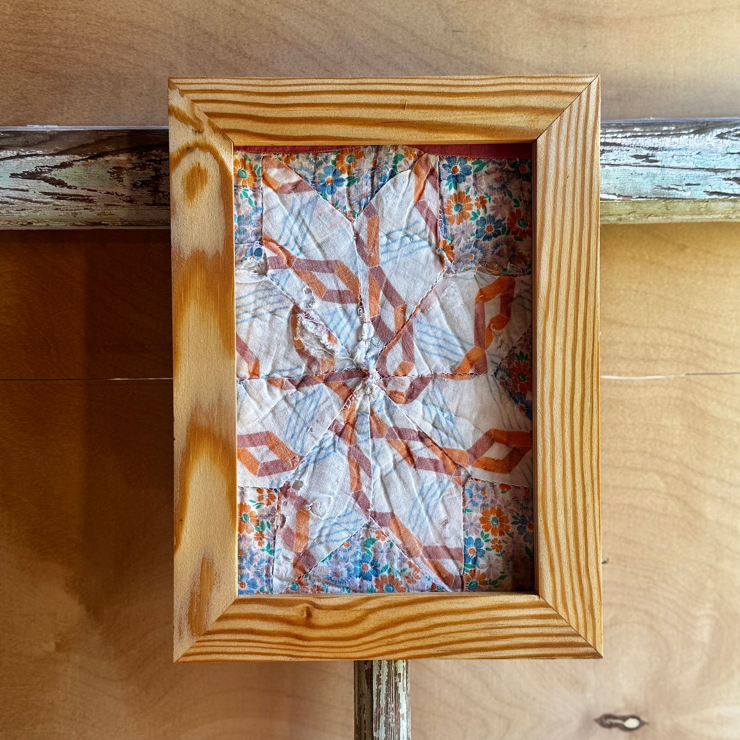 Framed Vintage Quilt