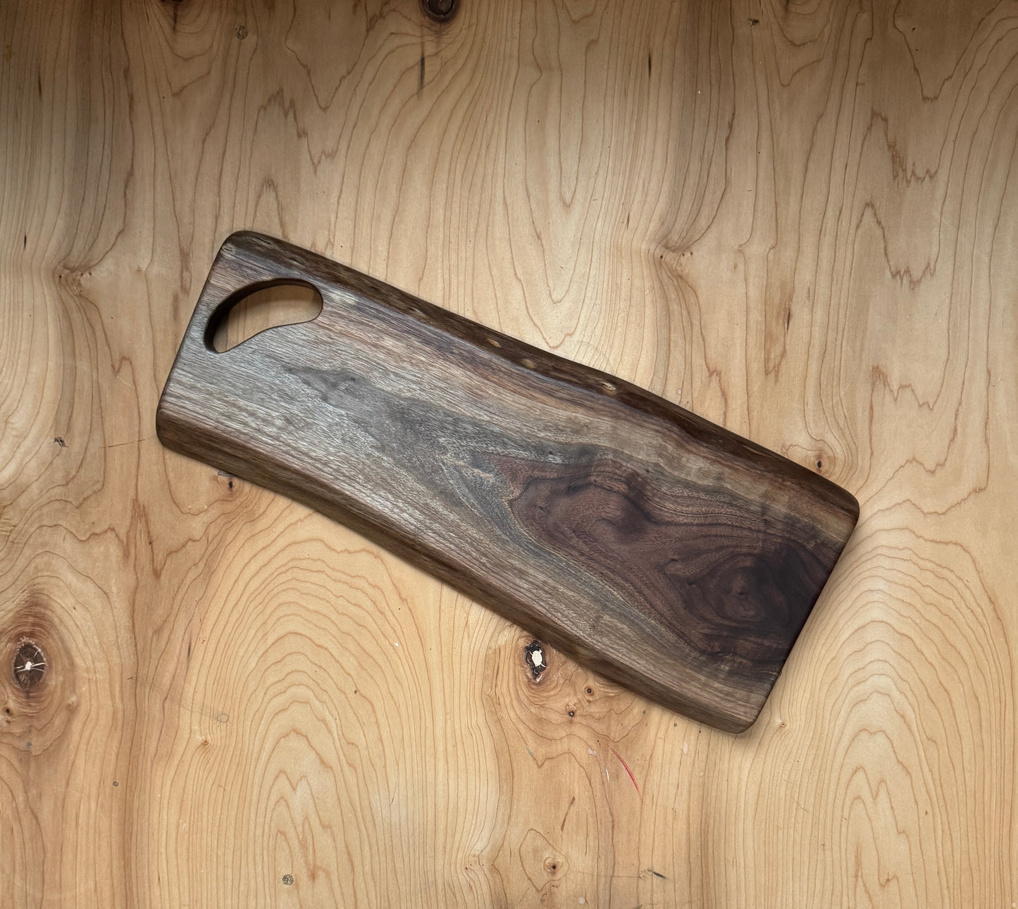 Medium Handcrafted Walnut Cutting Board | Charcuterie | Serving